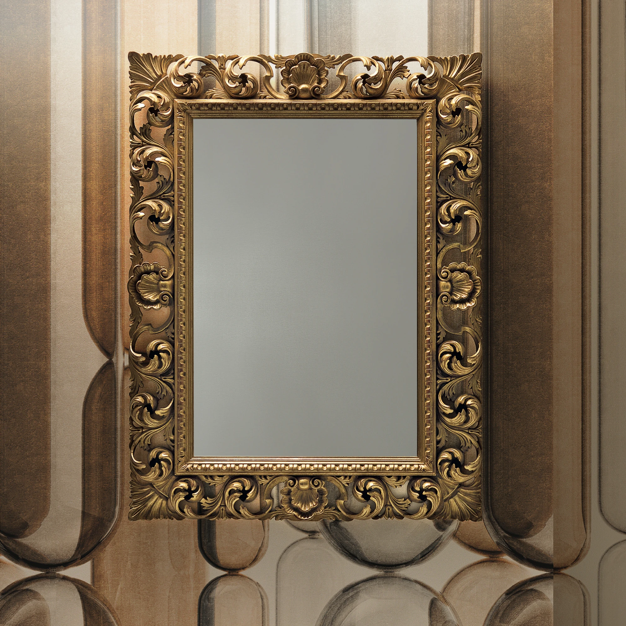 Vintage Oval Mirror